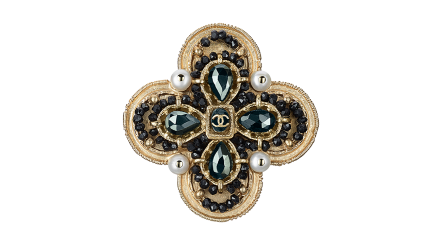 Chanel costume jewelry brooch