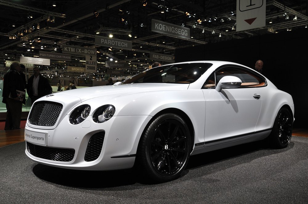 Bentley Continental Supersports on display