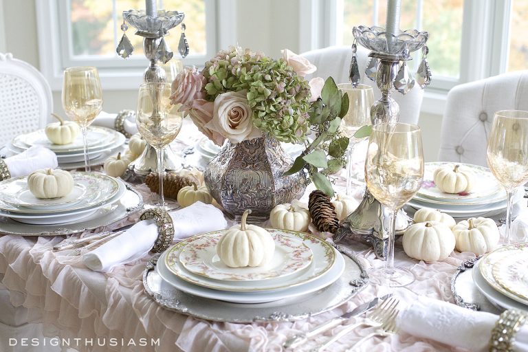 Inspiration for Your Thanksgiving Table: 9 Festive Tablescapes