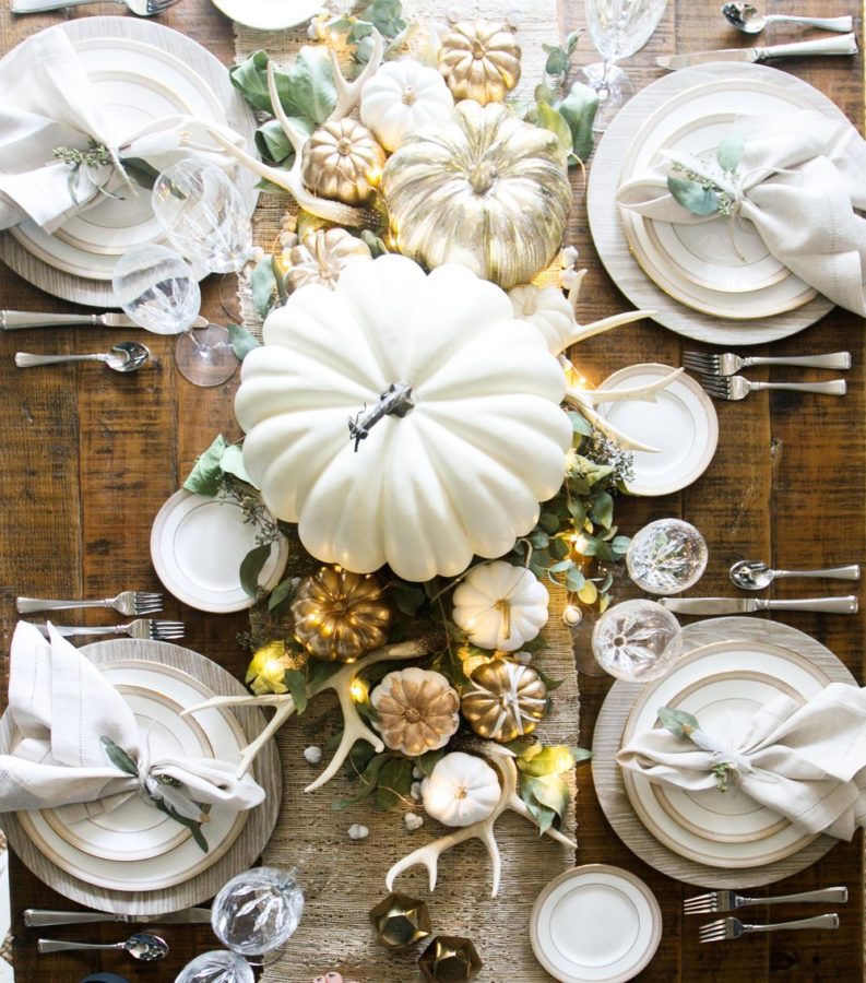 Inspiration for Your Thanksgiving Table: 9 Festive Tablescapes ...