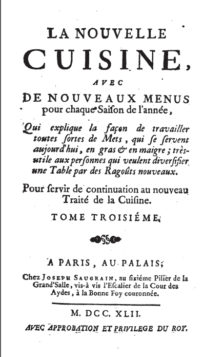 Who First Created Nouvelle Cuisine?