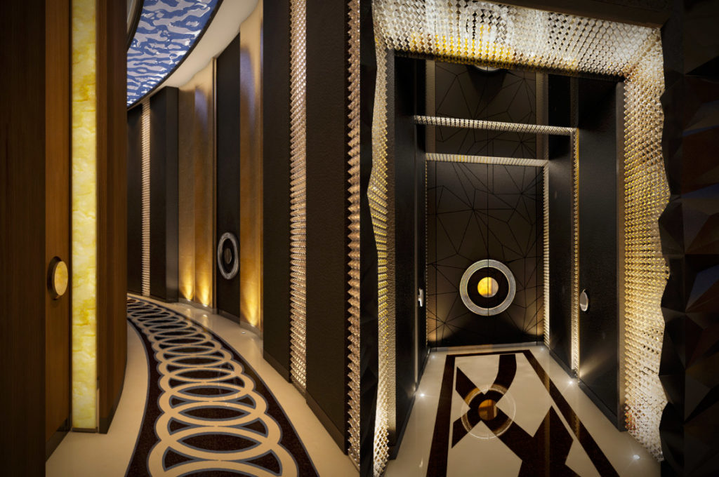 The New Luxury: 9 Design Inspirations for Condo Living | Discover.Luxury - Luxury Penthouse Condo Geometric Tile Design