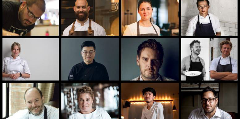 Chefs for The Meadowood Christmas Dinner Series 2018