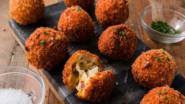 Fried Mashed Potato Balls Thanksgiving Menu: Over the Top Ideas for Your Feast