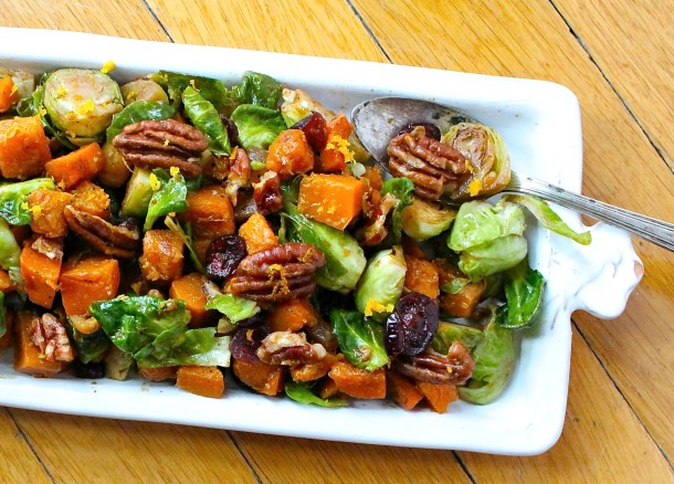 Orange Glazed Brussel Sprouts and Butternut Squash Thanksgiving Menu: Over the Top Ideas for Your Feast