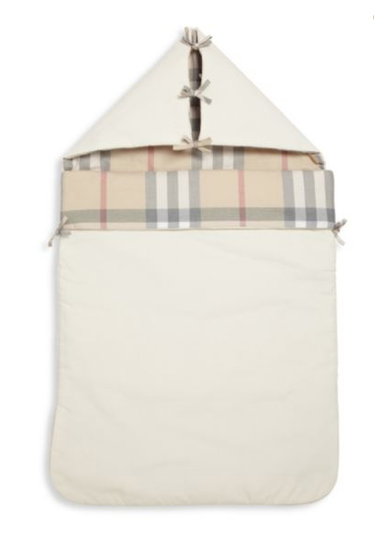 Burberry Baby's Lena Hooded Blanket Baby Shower Gifts With Luxury Appeal