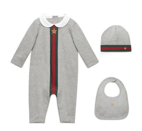 Gucci Three-Piece Baby Gift Set Baby Shower Gifts With Luxury Appeal