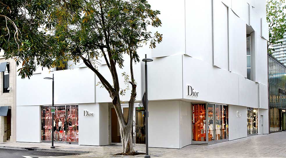 Location of Dior Cafe in Miami
