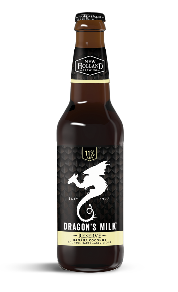 Dragon's Milk Reserve: Banana Coconut - Bourbon-Barrel Aged Stout New Holland Dragons Milk Banana Coconut