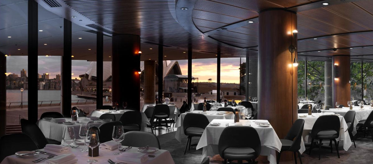 Aria Sydney restaurants with a view